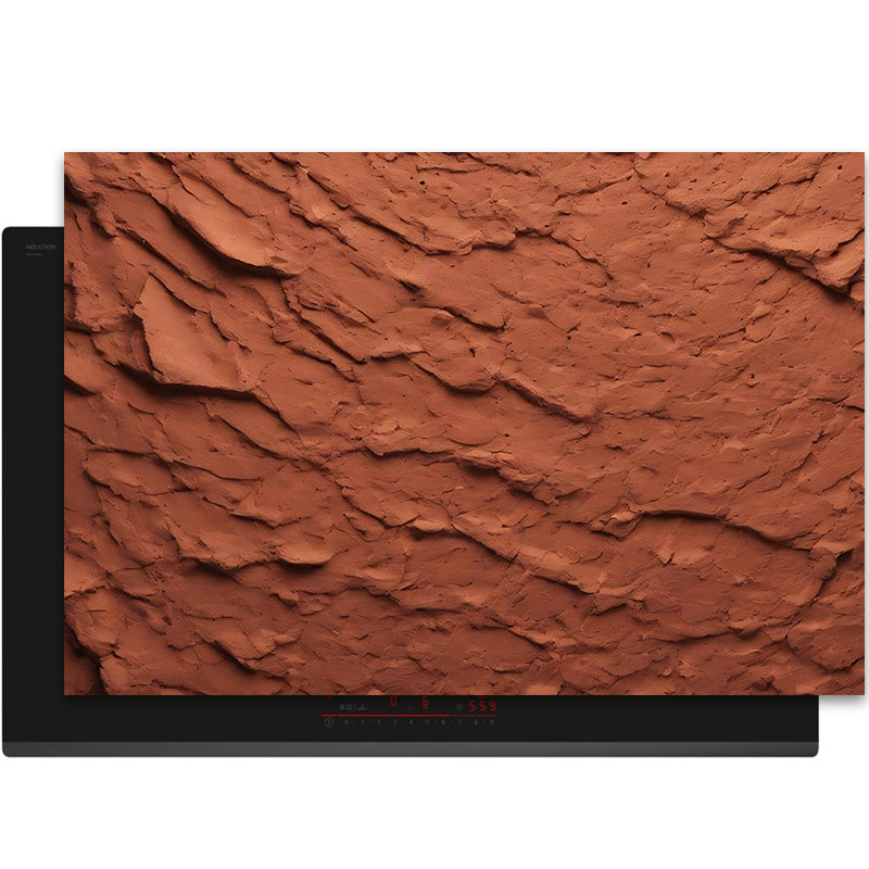 Protection induction - Abstrait - Motifs nervurés - Noir