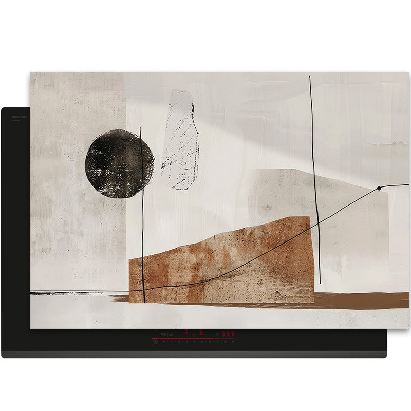 Inductiebeschermer - Japandi - Zen Harmony