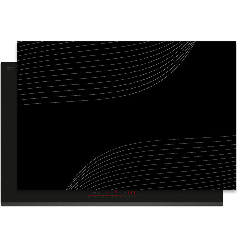 Inductiebeschermer - Minimal Texture - Lichtlijn Nacht