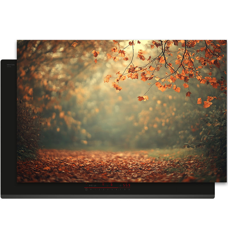 Inductiebeschermer - Herfst - Gouden Herfstpad