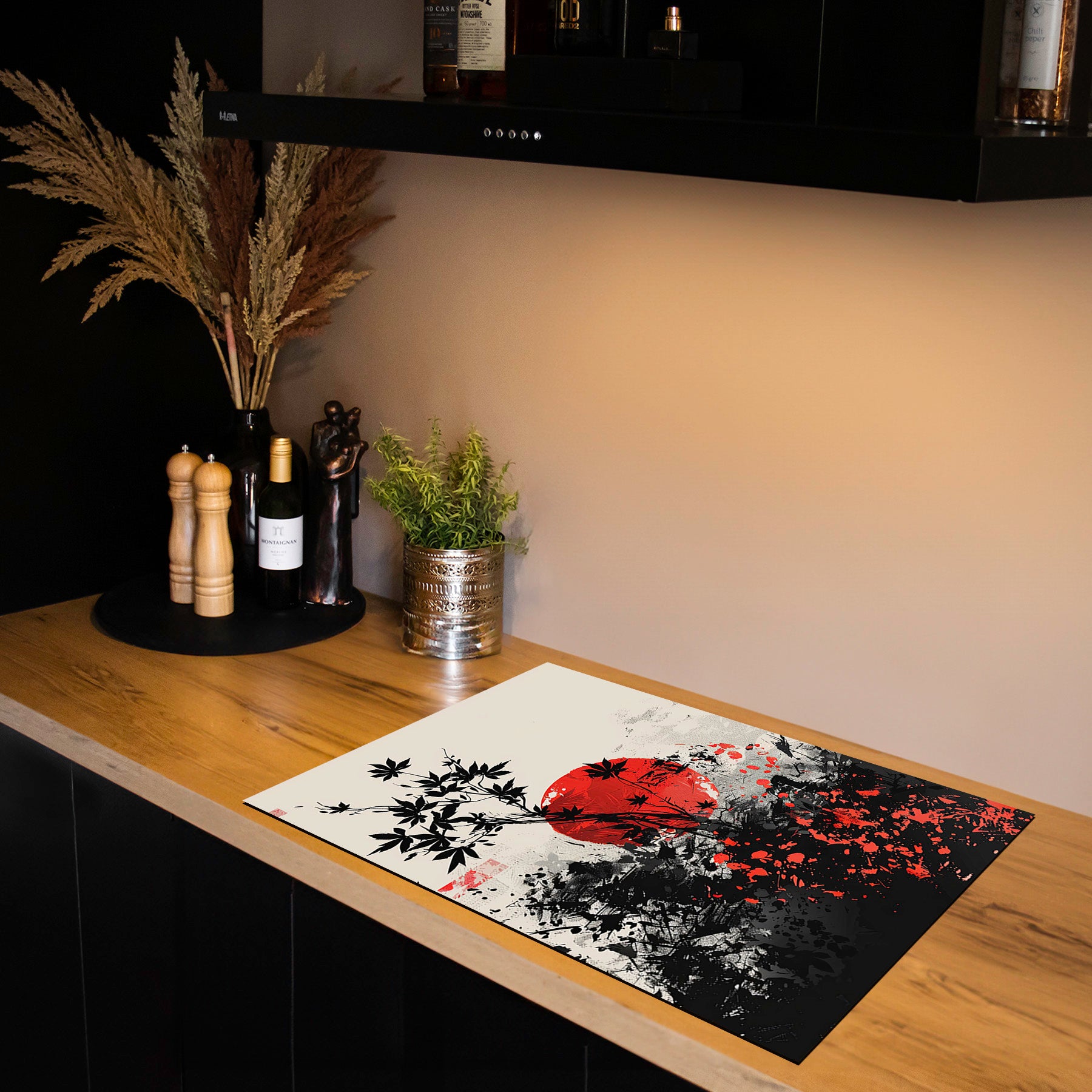 Inductiebeschermer - Japandi - Japan Serenity