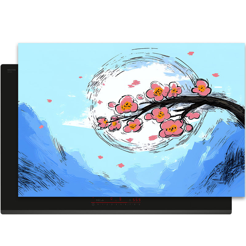 Inductiebeschermer - Japandi - Blossom Breeze