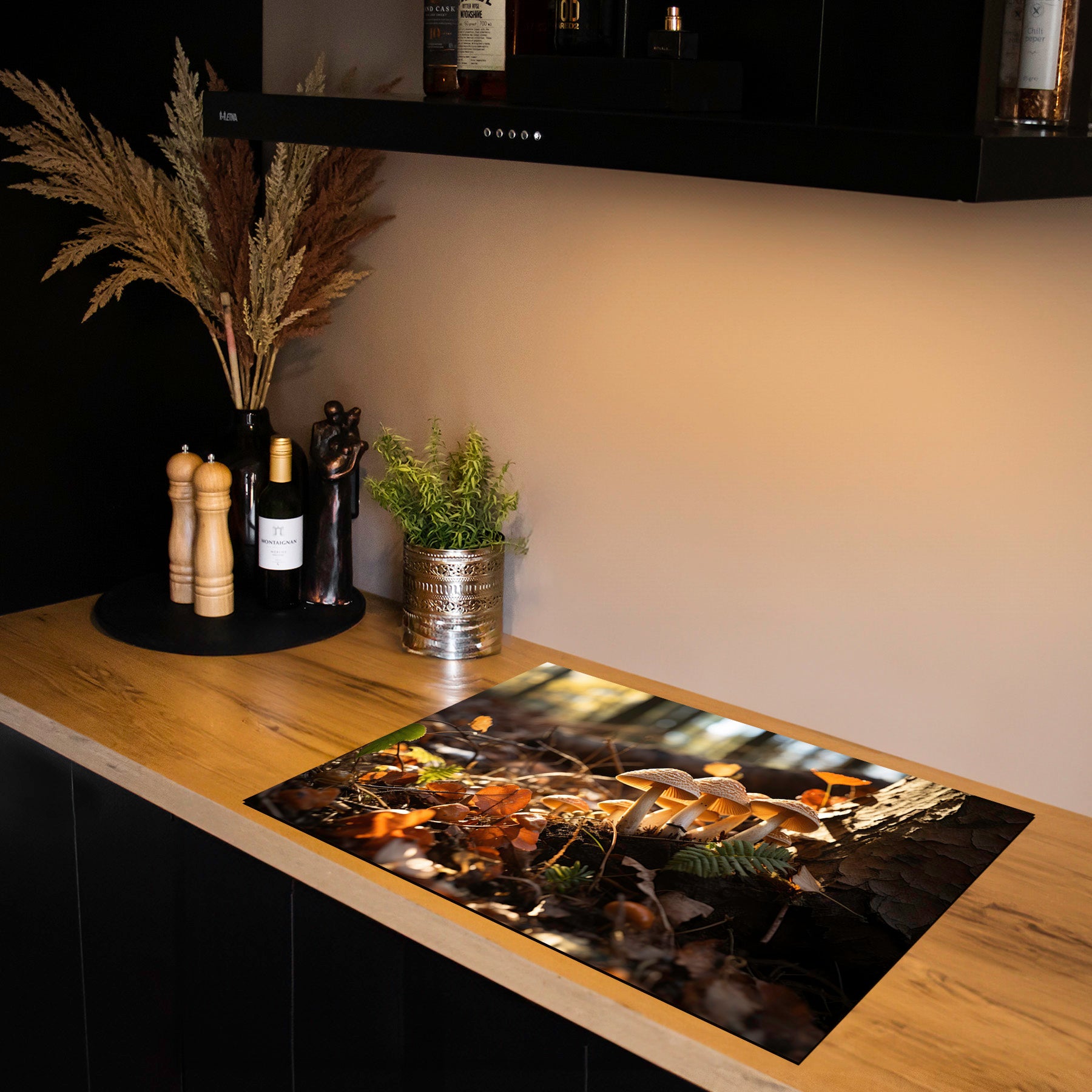 Inductiebeschermer - Herfst - Boslicht