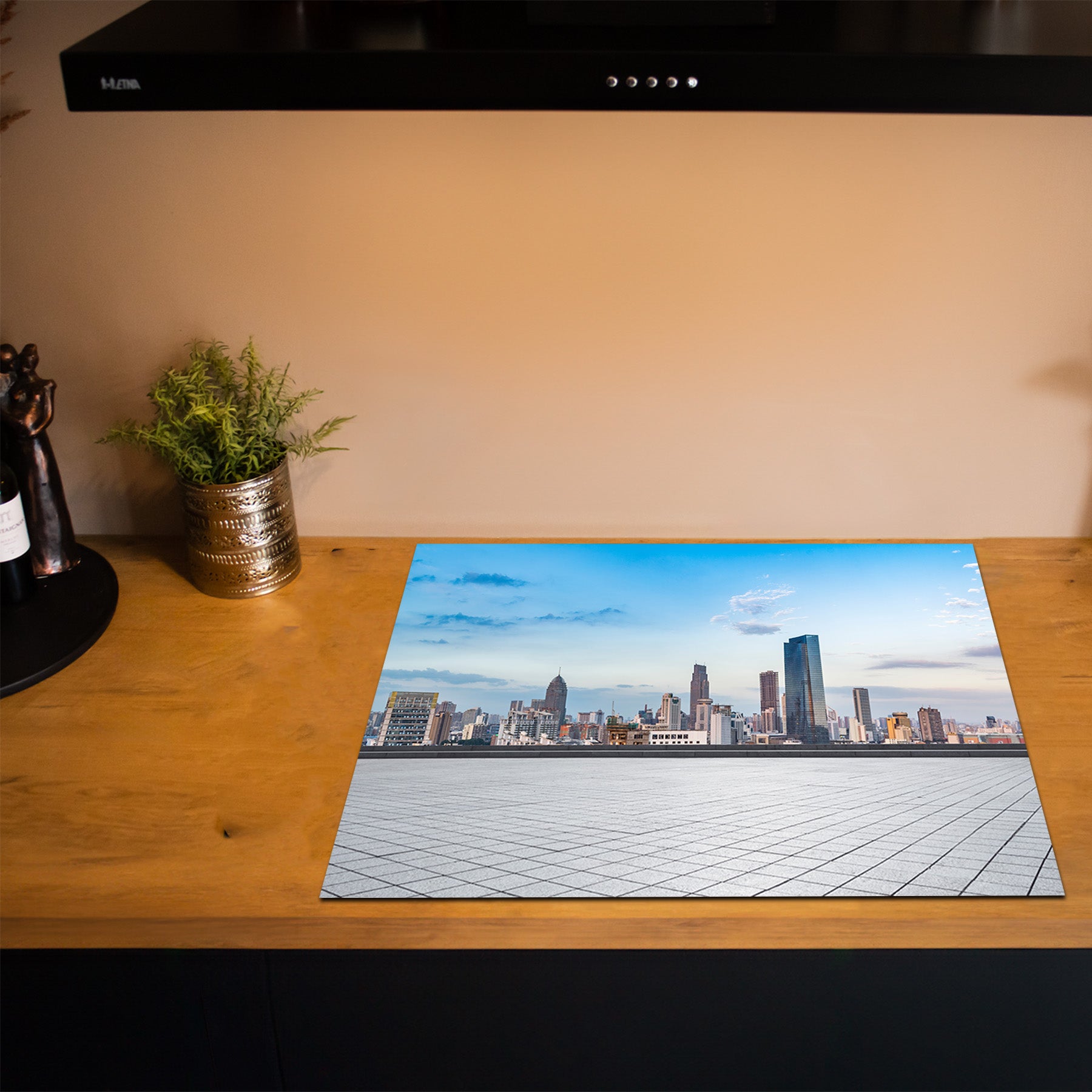Inductiebeschermer - Skyline - Urban Vista