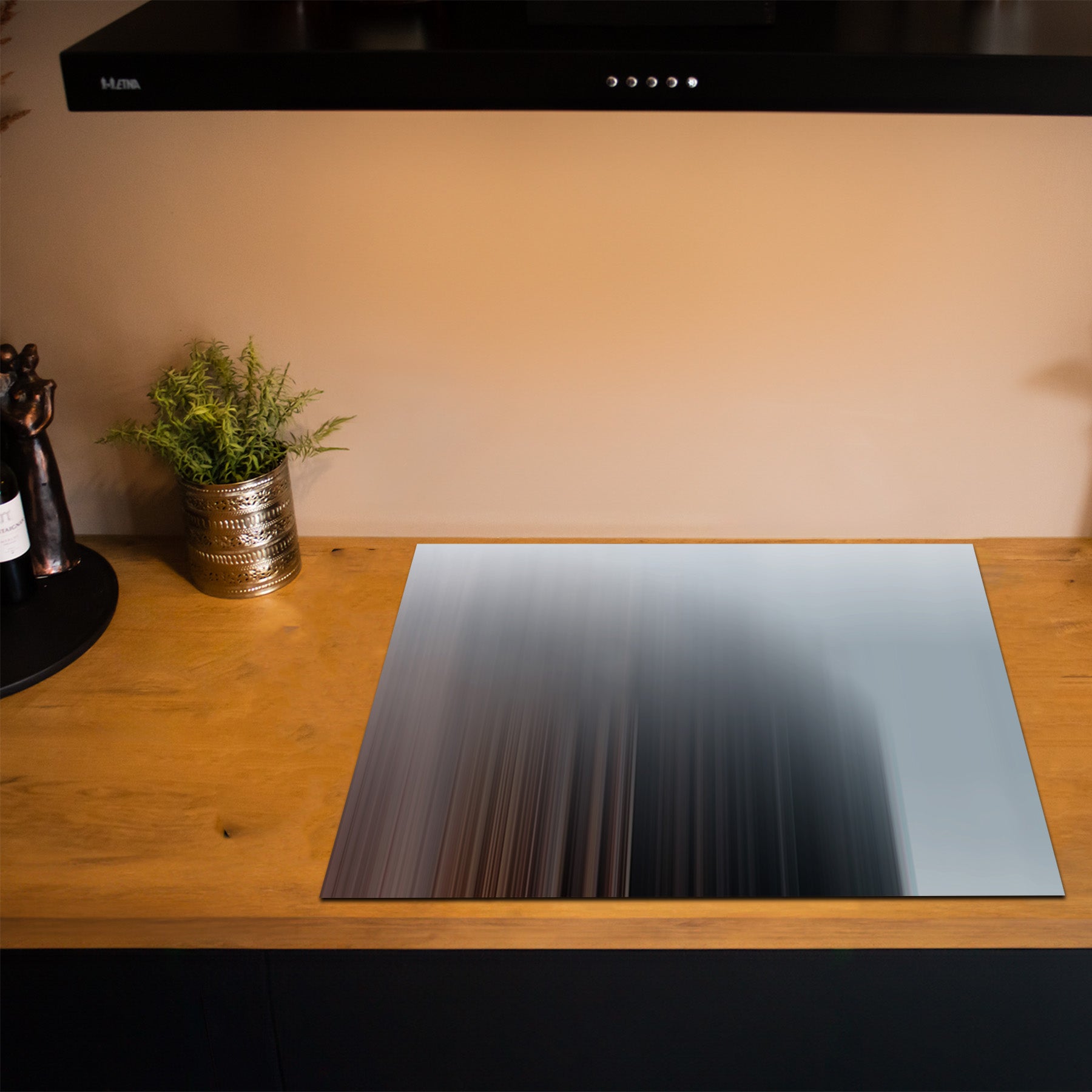 Inductiebeschermer - Smoked Glass - Streekgrijs