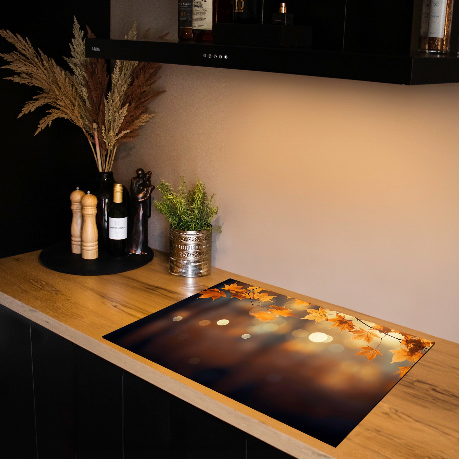 Inductiebeschermer - Herfst - Dansende Bladeren