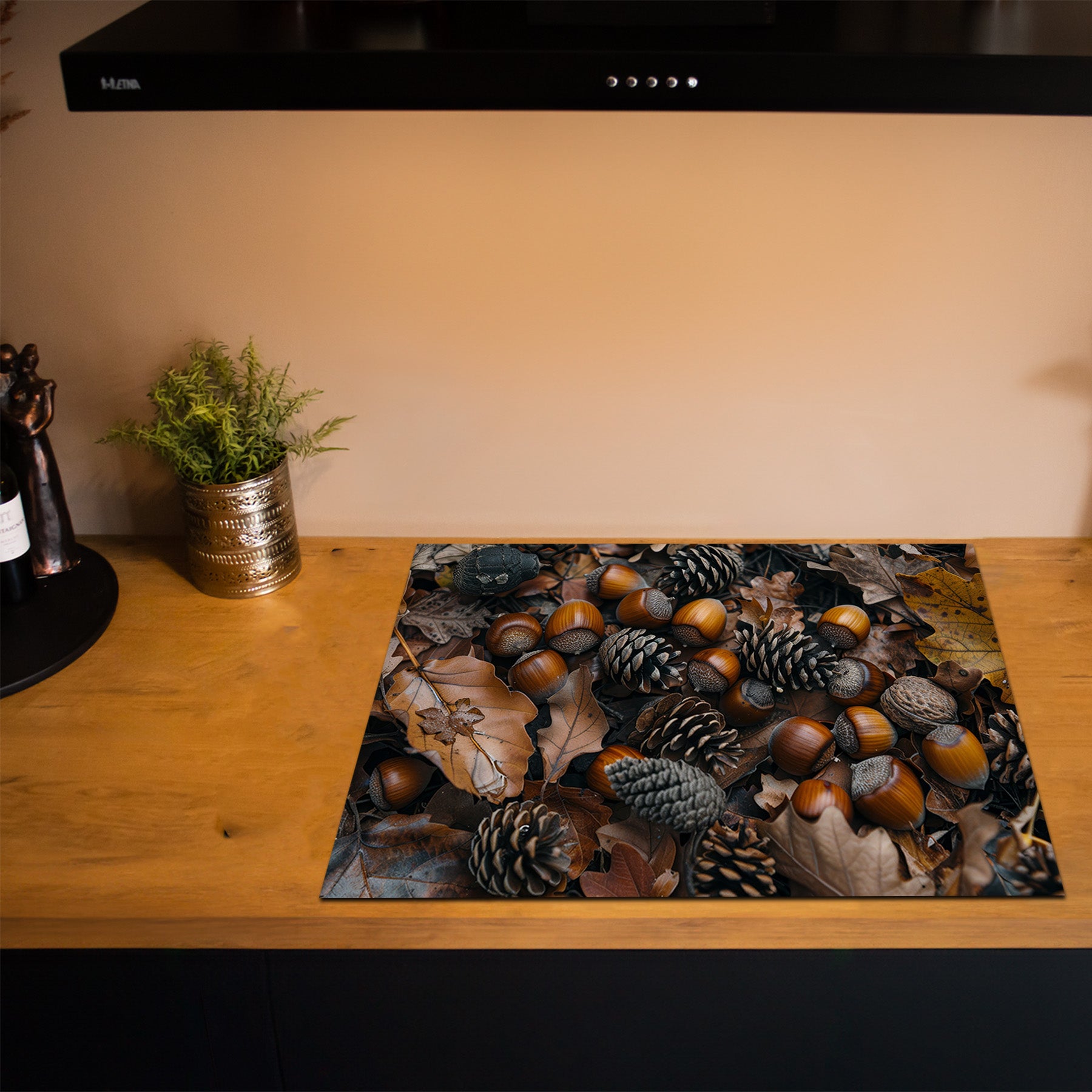 Herdabdeckplatte - Herbst - Waldfunde