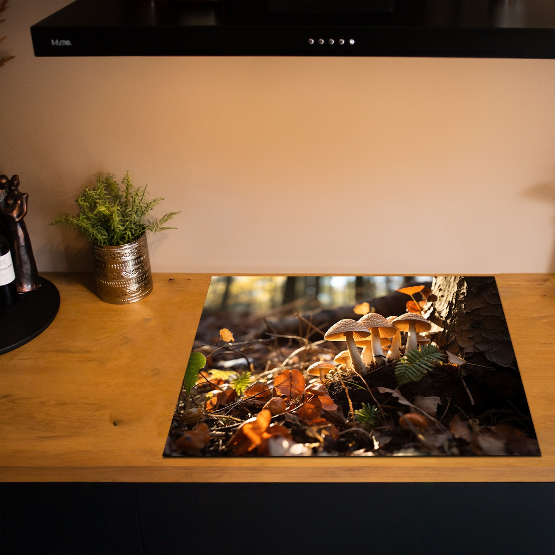 Inductiebeschermer - Herfst - Boslicht