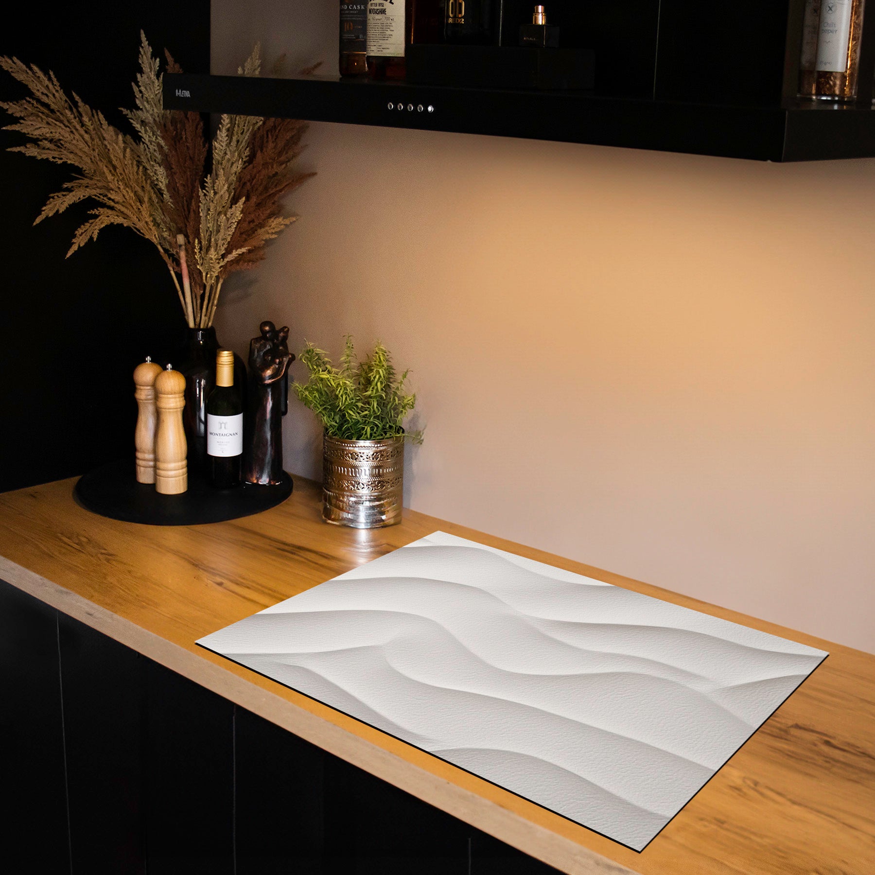 Inductiebeschermer - Minimal Texture - Serene Ril