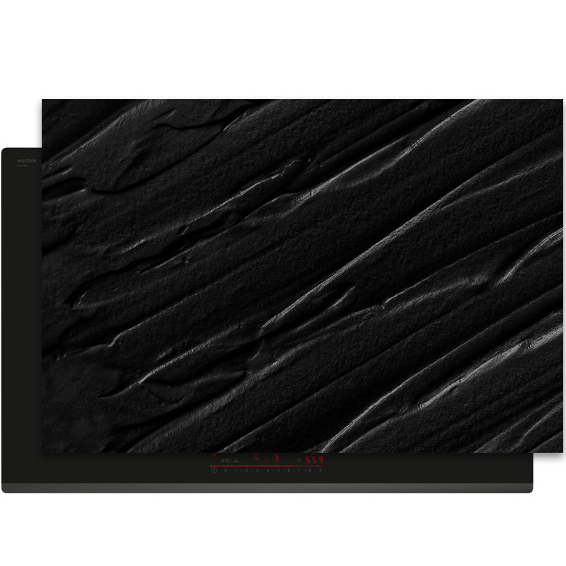 Inductiebeschermer - Minimal Texture - Eb Zwart