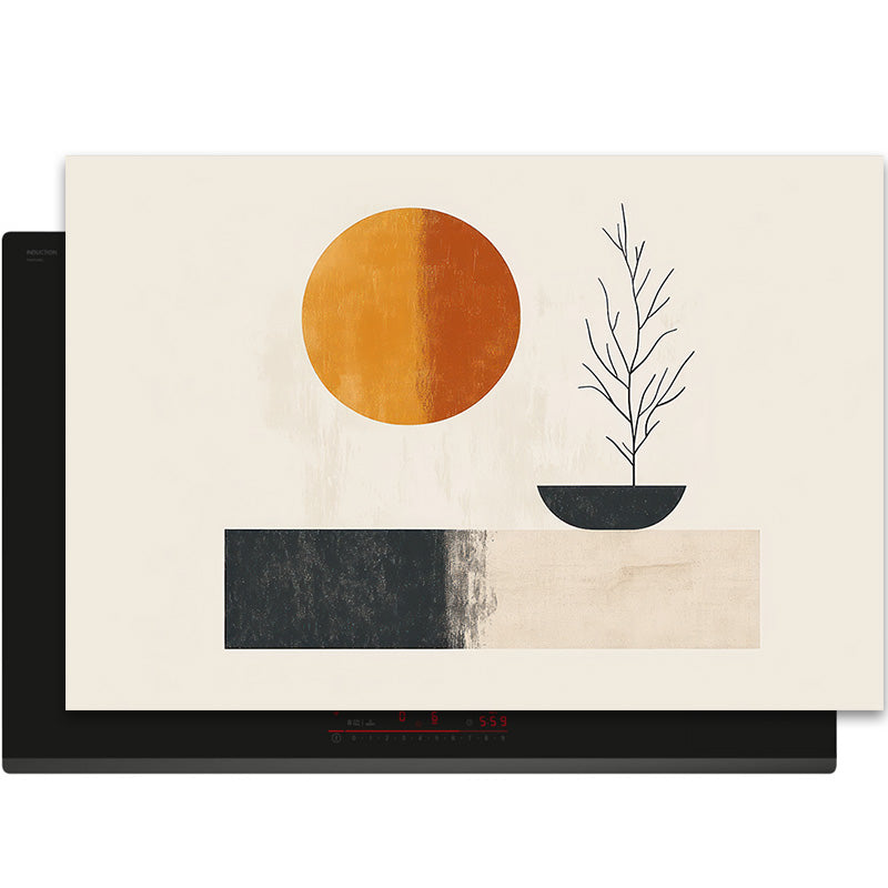 Inductiebeschermer - Japandi - Japanse Horizon