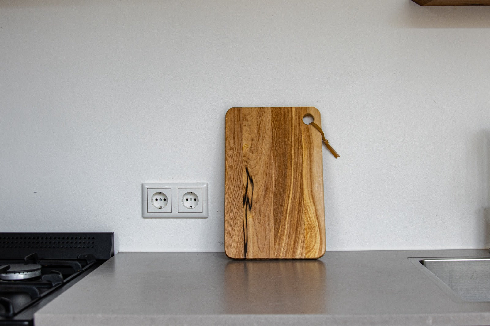 Snijplank rechthoekig – 35×22 cm met ophangoog