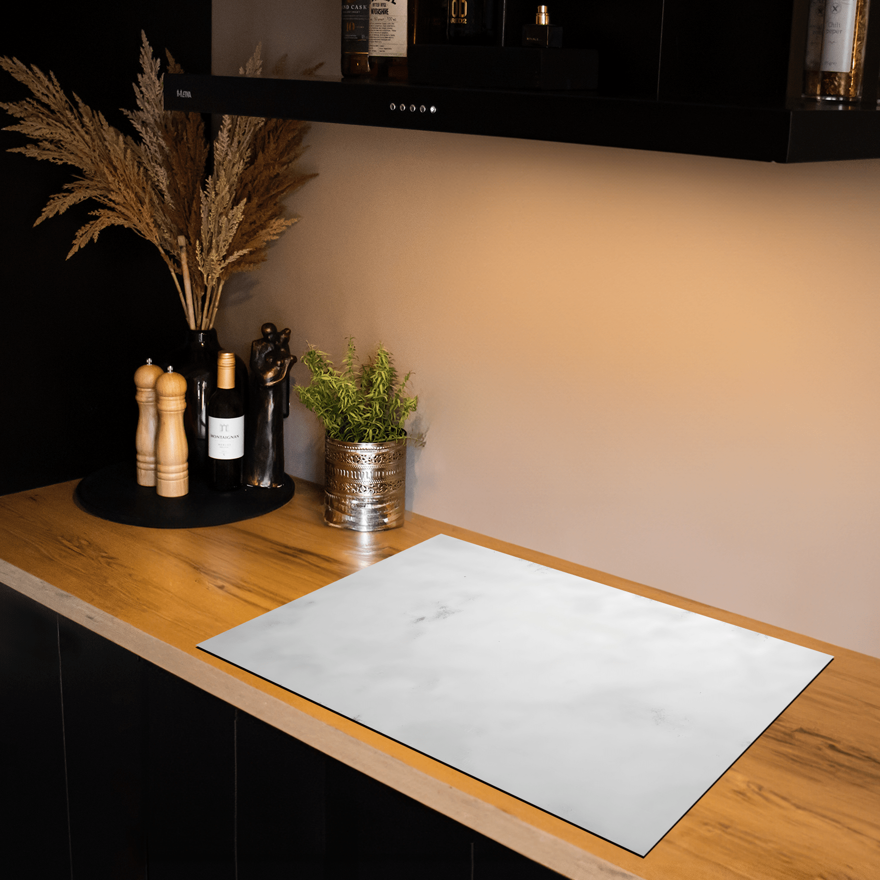 Inductiebeschermer - Beton - Cement - Lichtgrijs - Arctic Slate - Inductiebeschermer