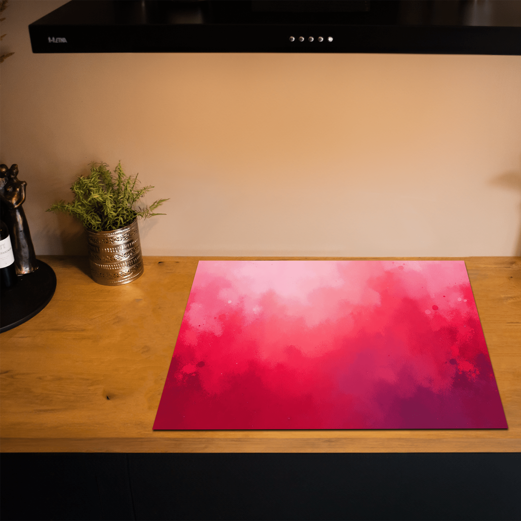 Inductiebeschermer - Colorfield - Coral Bloom - Inductiebeschermer