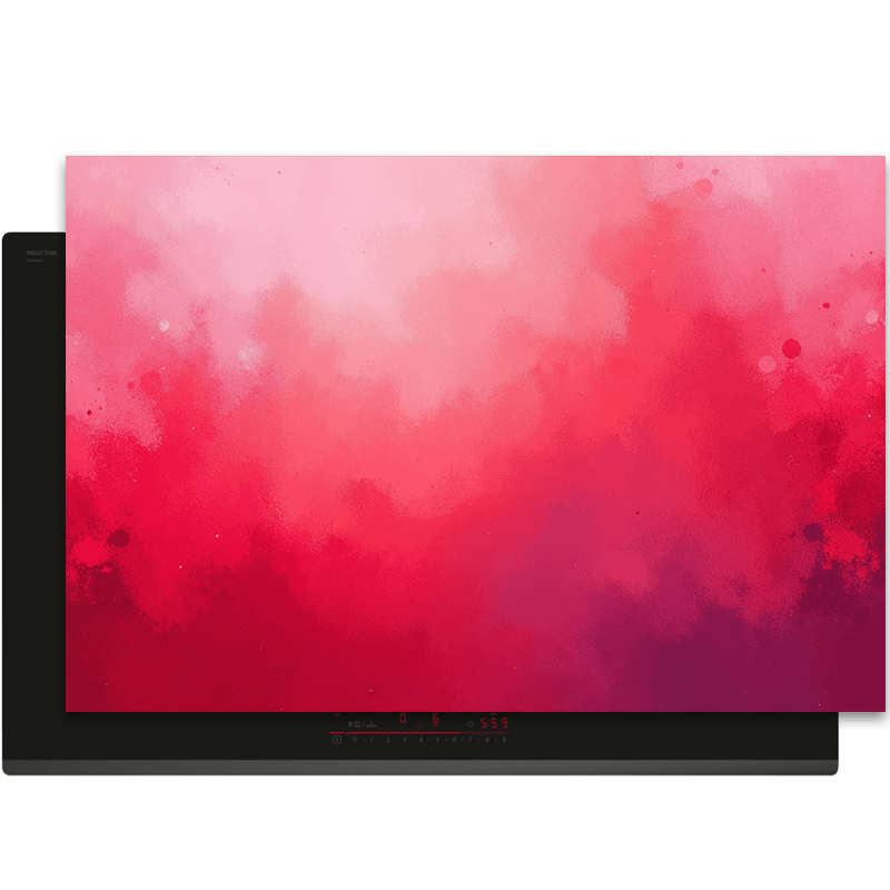 Inductiebeschermer - Colorfield - Coral Bloom - Inductiebeschermer