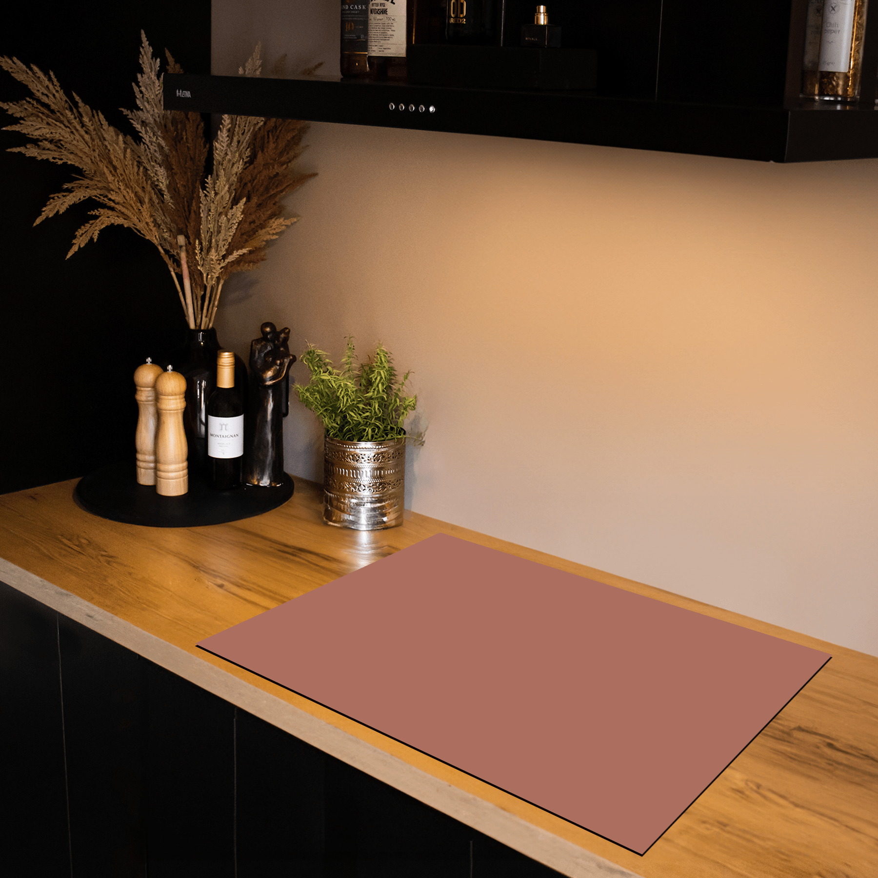 Inductiebeschermer - Effen - Aardetinten - Terra Cotta - Inductie Maatje