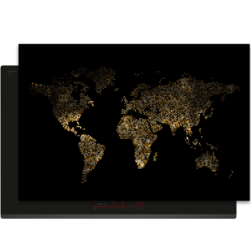 Kies uit de Black & Gold Collectie - Inductie Beschermer Kies uit de Black & Gold Collectie - Inductie Beschermer
