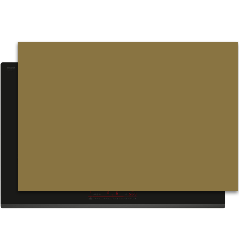 Inductiebeschermer - Effen - Aardetinten - Olijfgroen - Inductie Maatje