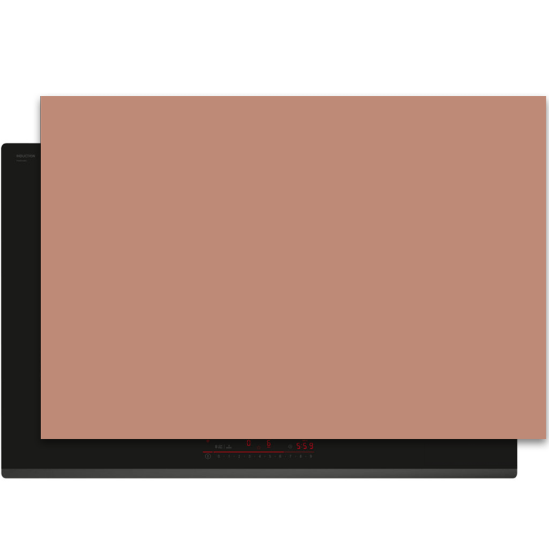 Inductiebeschermer - Effen - Aardetinten - Rosy Brown - Inductie Maatje