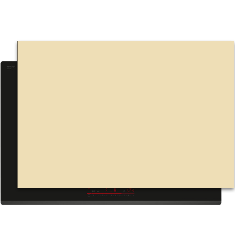 Inductiebeschermer - Effen - Aardetinten - Vanille - Inductie Maatje