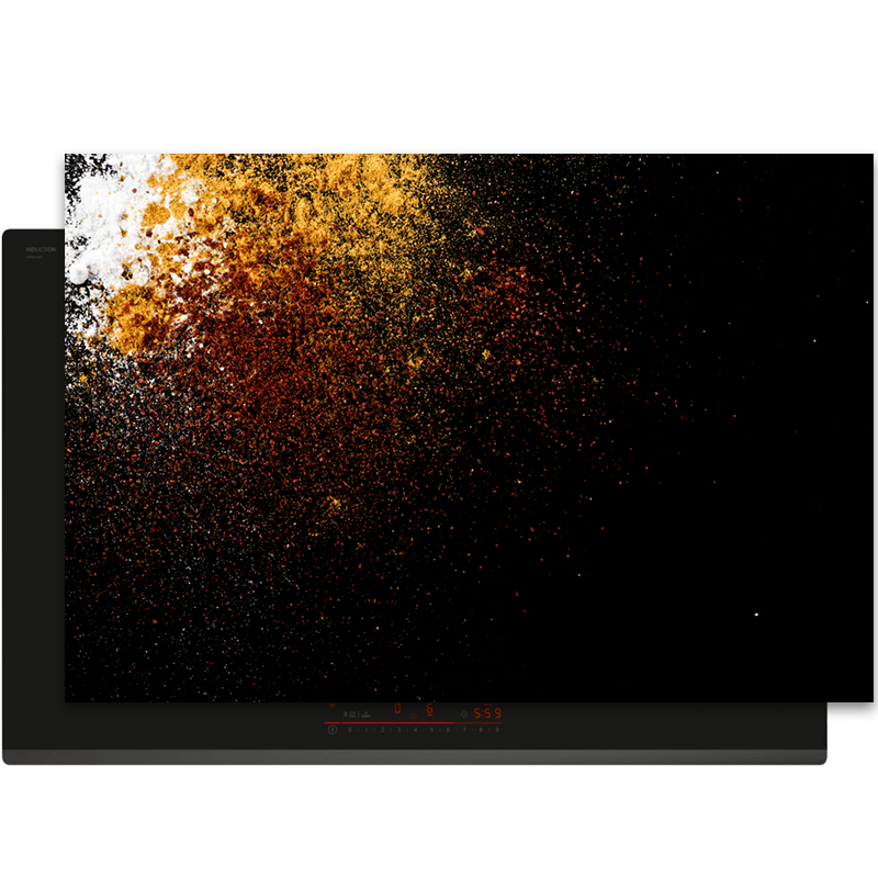 Inductiebeschermer - Kruiden - Specerijen - Noten - Chili - Zwart - Inductie Maatje