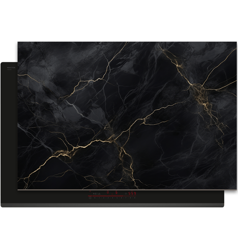 Zwart Vliegtuig Inductie Beschermer DELUXE SALE (78 x 52