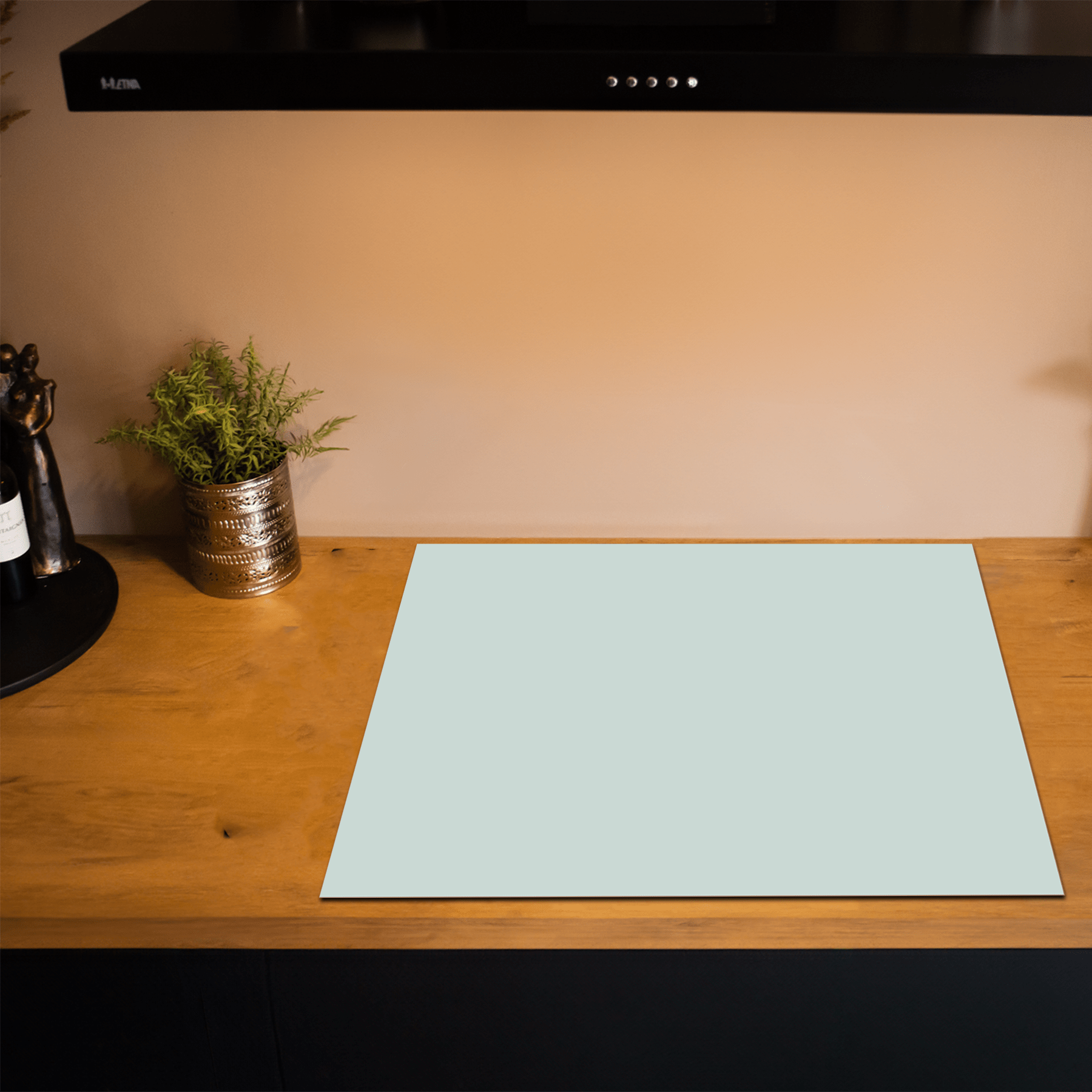 Inductiebeschermer - Effen - Aardetinten - Turquoise - Inductie Maatje