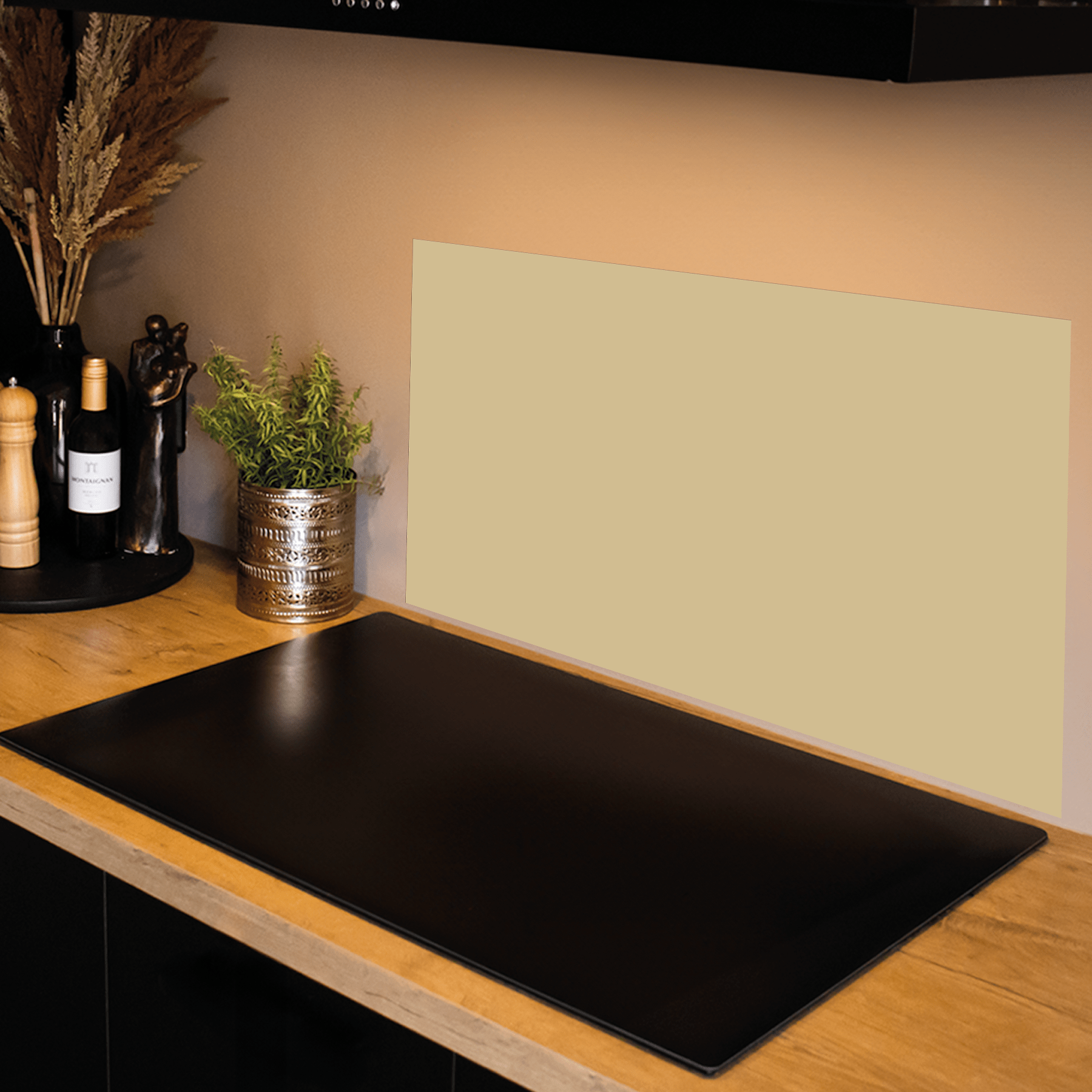 Keuken Spatscherm - Effen - Aardetinten - Licht Beige - keuken spatscherm