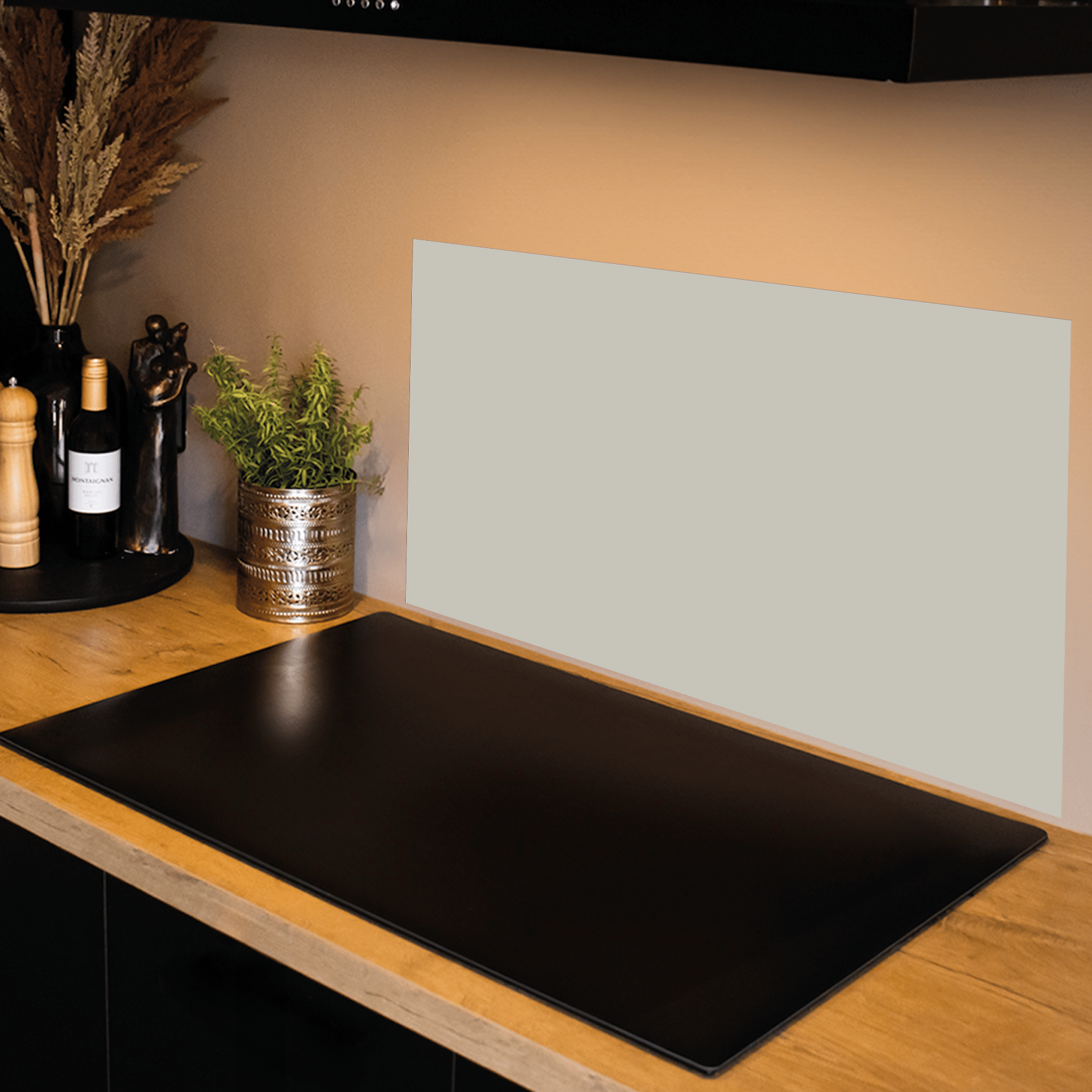 Keuken Spatscherm - Effen - Aardetinten - Taupe - keuken spatscherm