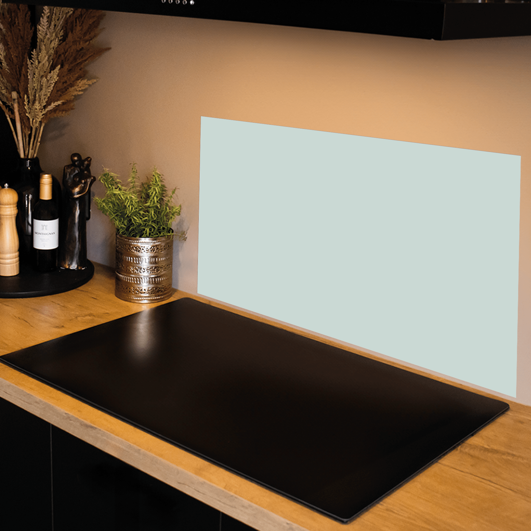 Keuken Spatscherm - Effen - Aardetinten - Turquoise - keuken spatscherm