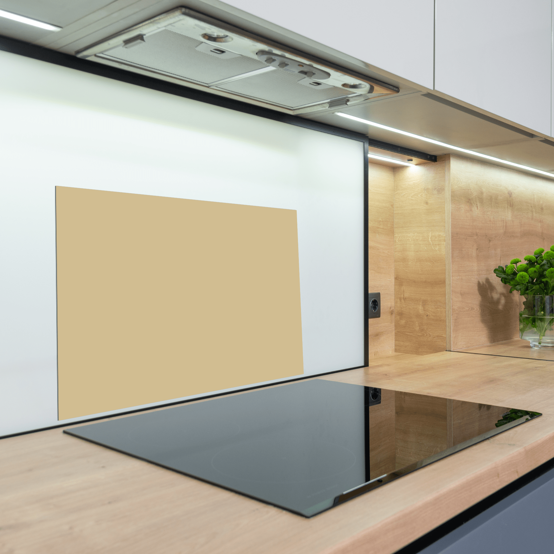 Keuken Spatscherm - Effen - Aardetinten - Licht Beige - keuken spatscherm