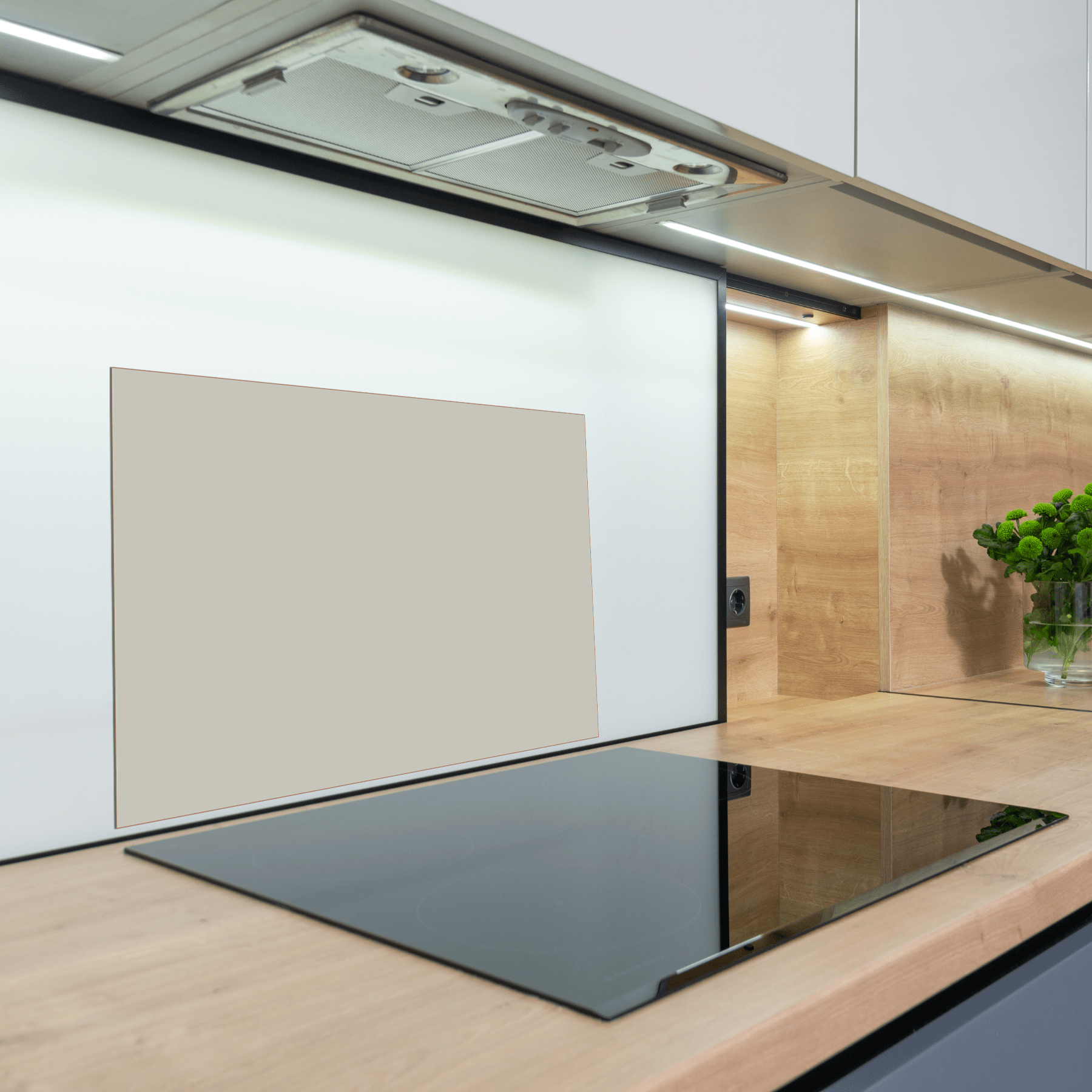 Keuken Spatscherm - Effen - Aardetinten - Taupe - keuken spatscherm