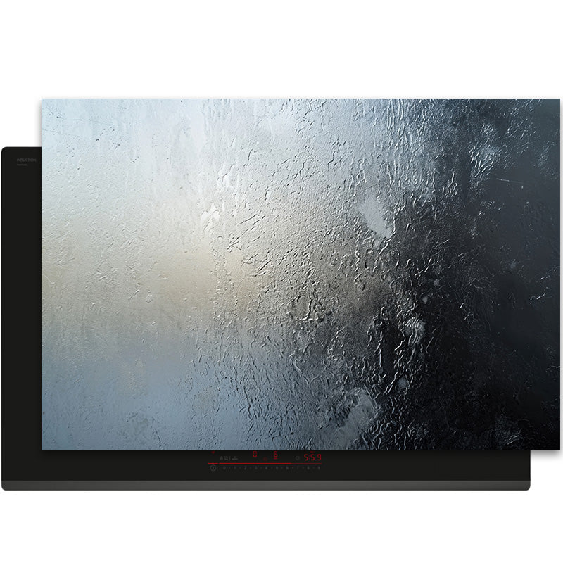 Inductiebeschermer - Smoked Glass - IJsgrijs