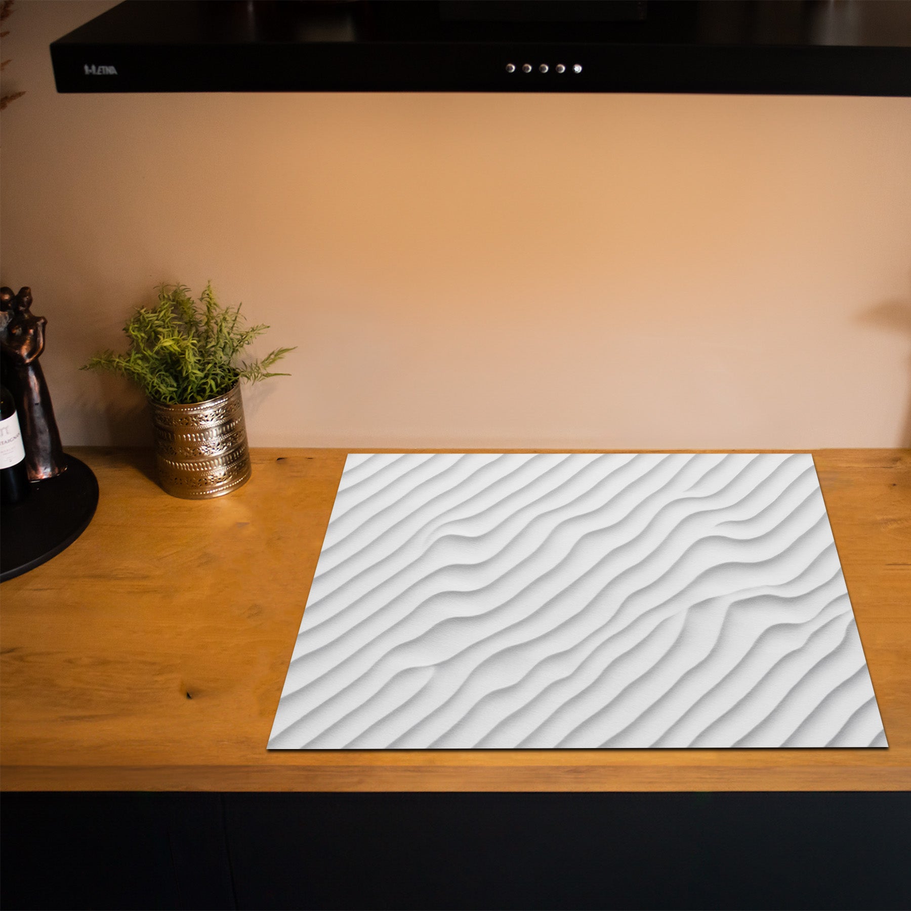 Inductiebeschermer - Minimal Texture - Zen Rimpel