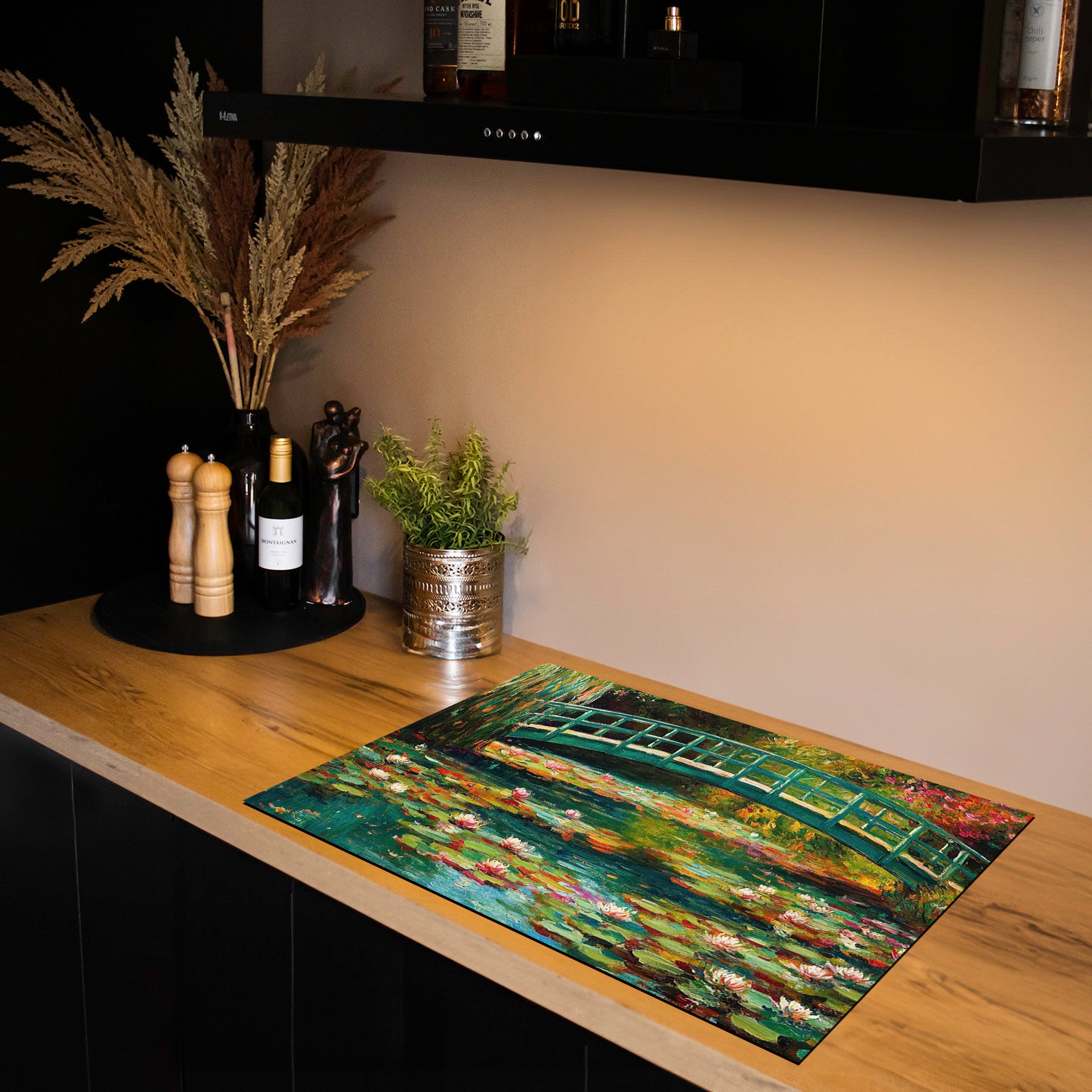 Inductiebeschermer - Monet - Brug in Bloei