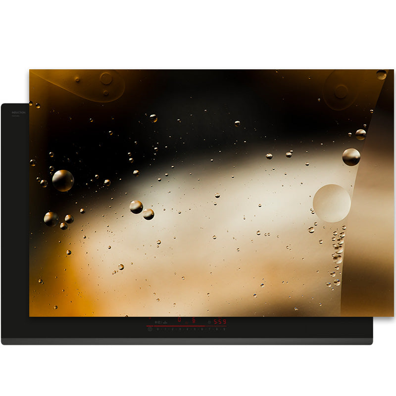 Inductiebeschermer - Smoked Glass - Sepia Condens