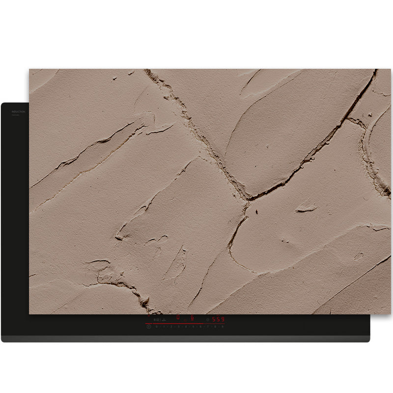 Protection induction - Abstrait - Motifs nervurés - Noir