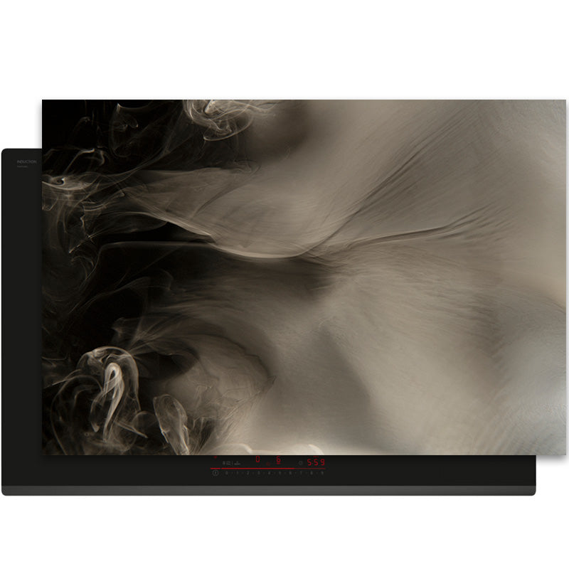 Inductiebeschermer - Smoked Glass - Rookzand