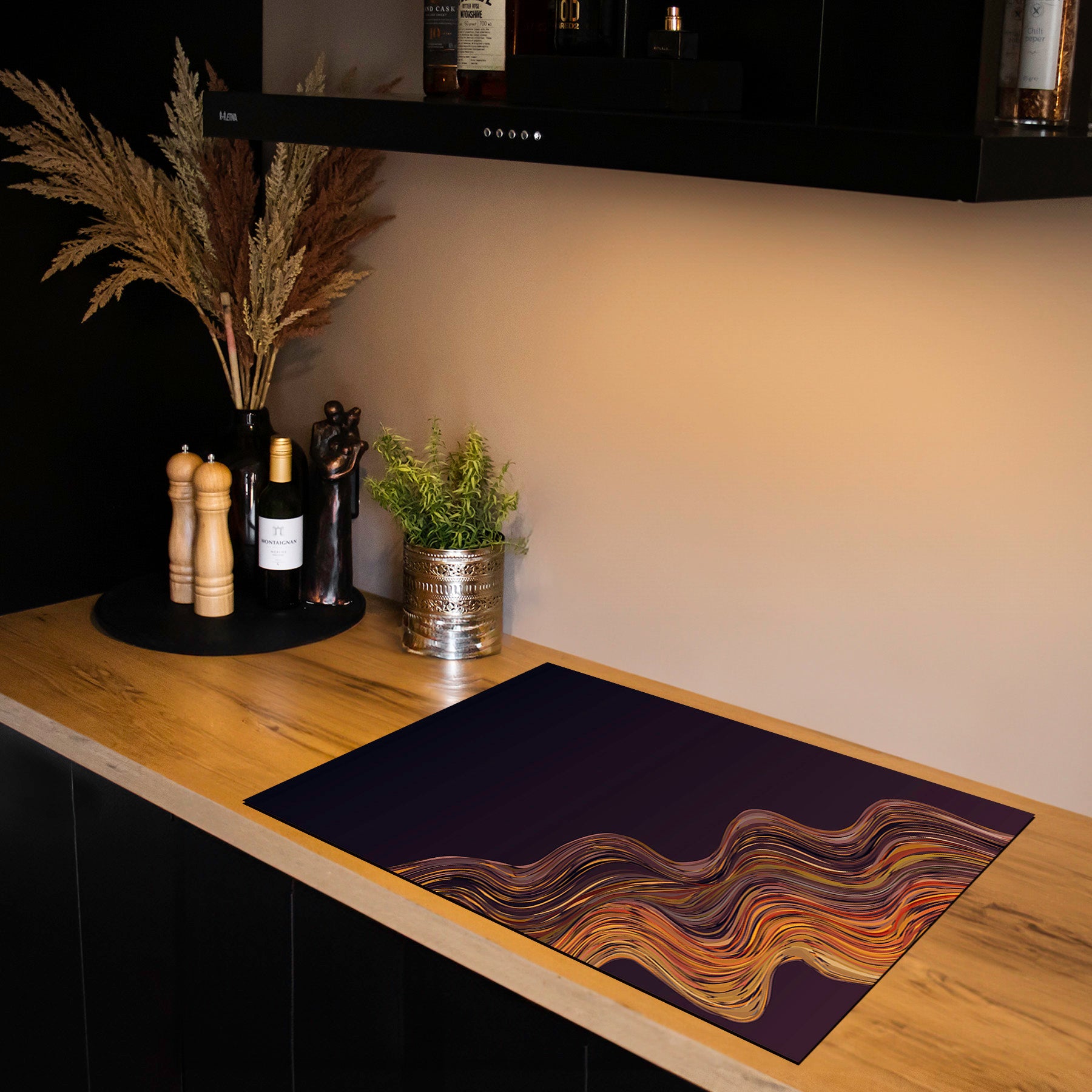 Inductiebeschermer - Vintage - Copper Flow