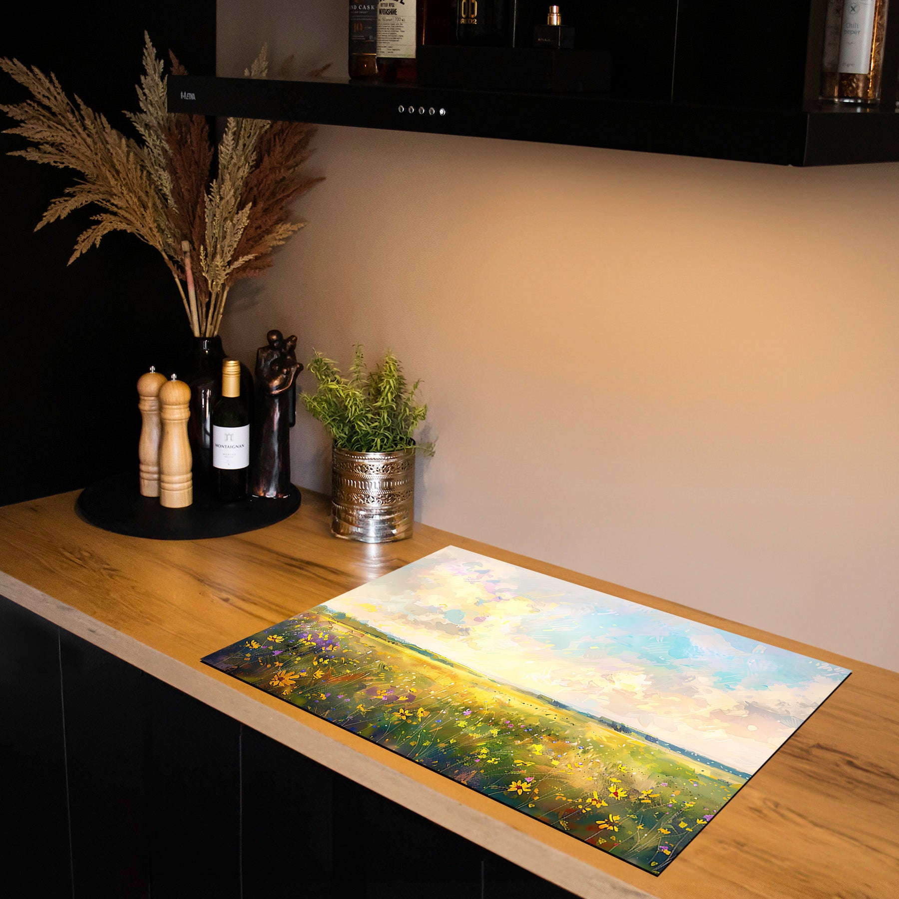 Inductiebeschermer - Monet - Zonnestraal Weide