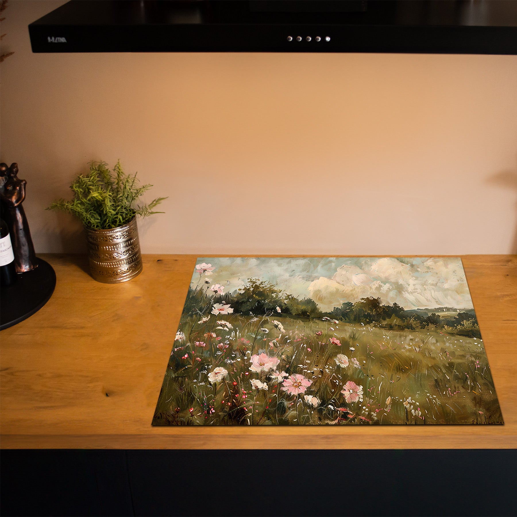 Inductiebeschermer - Monet - Dromerig Zomerlicht