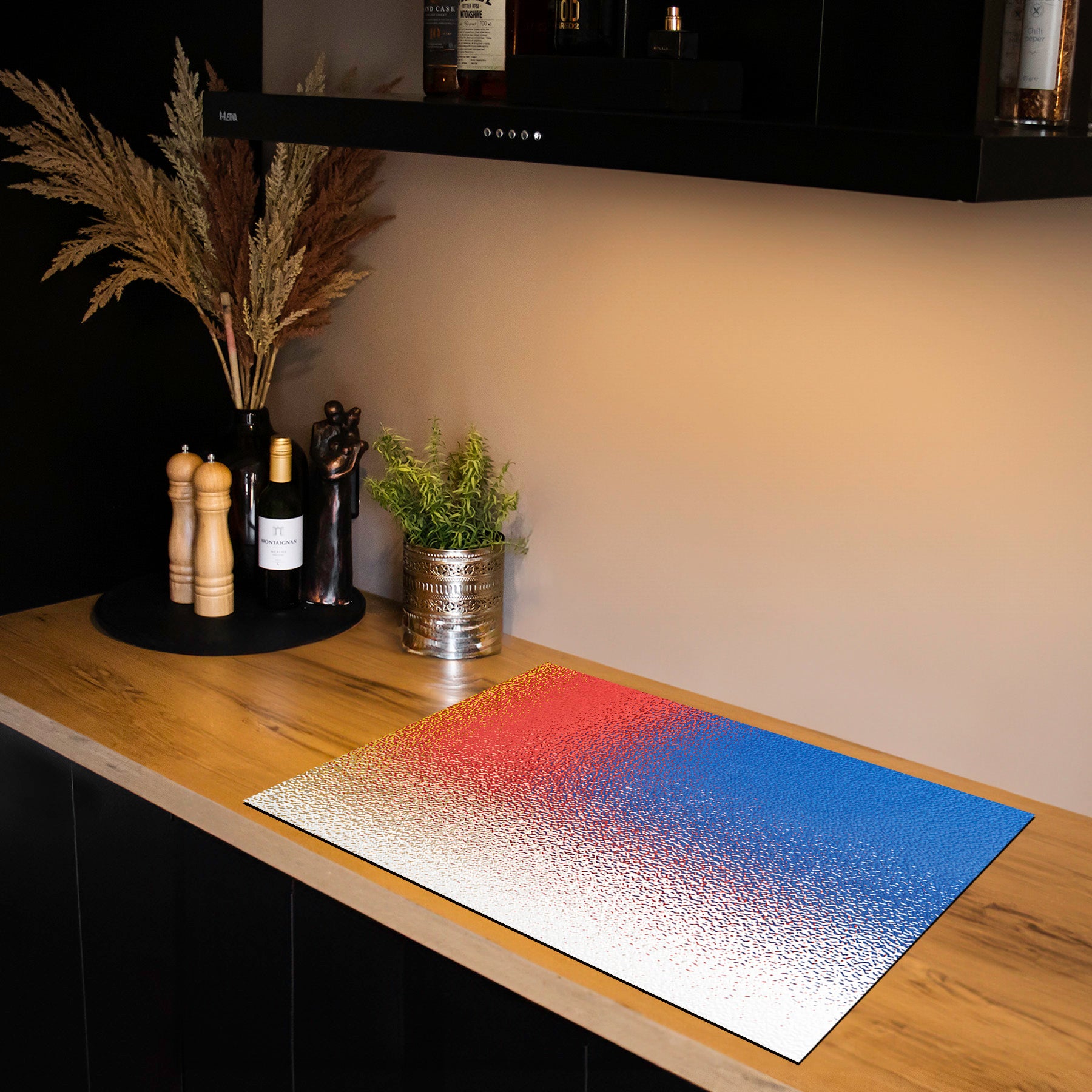 Inductiebeschermer - Smoked Glass - Kleurglas