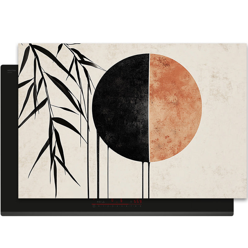 Inductiebeschermer - Japandi - Bamboo Eclipse