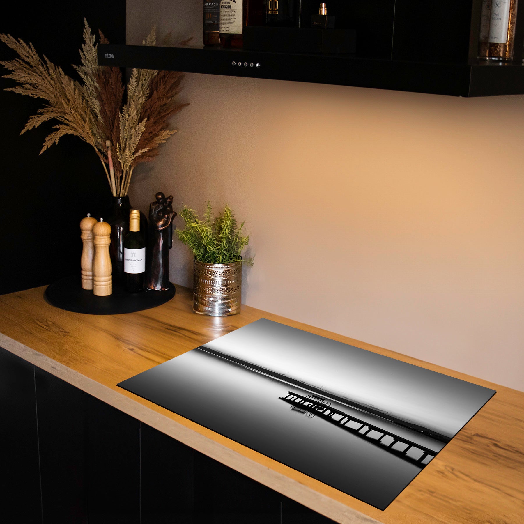 Inductiebeschermer - Panorama Natuur - Eindeloze Stilte