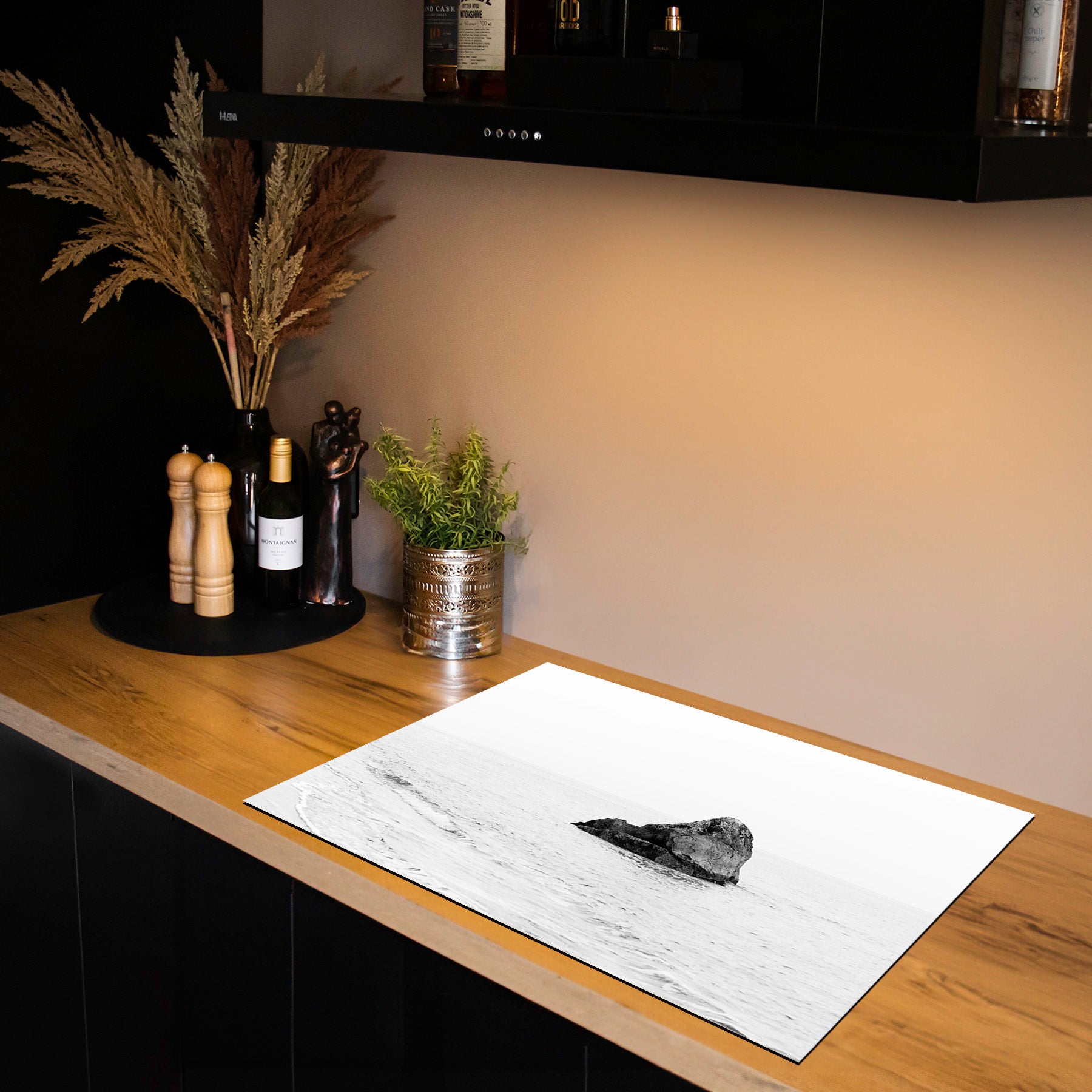 Inductiebeschermer - Panorama Natuur - Solitaire Steen