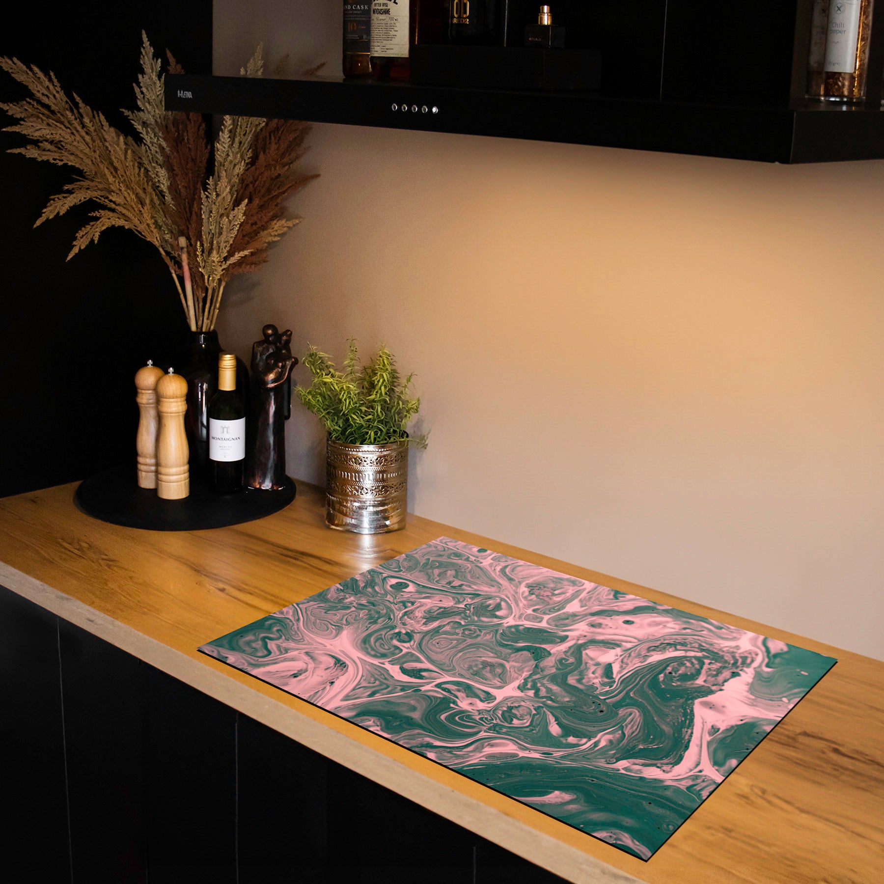 Inductiebeschermer - Vintage - Blush Forest