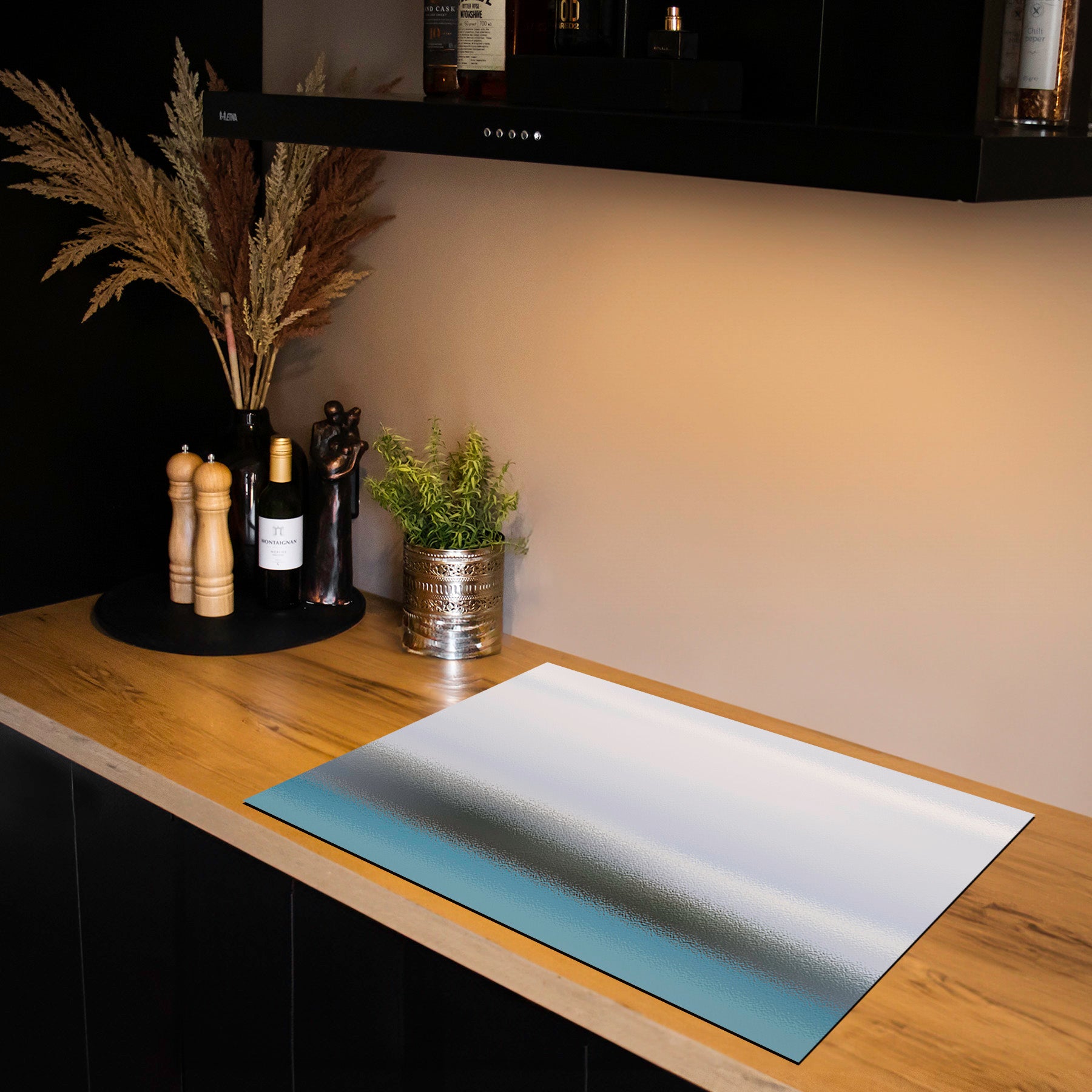 Inductiebeschermer - Smoked Glass - Mistkust