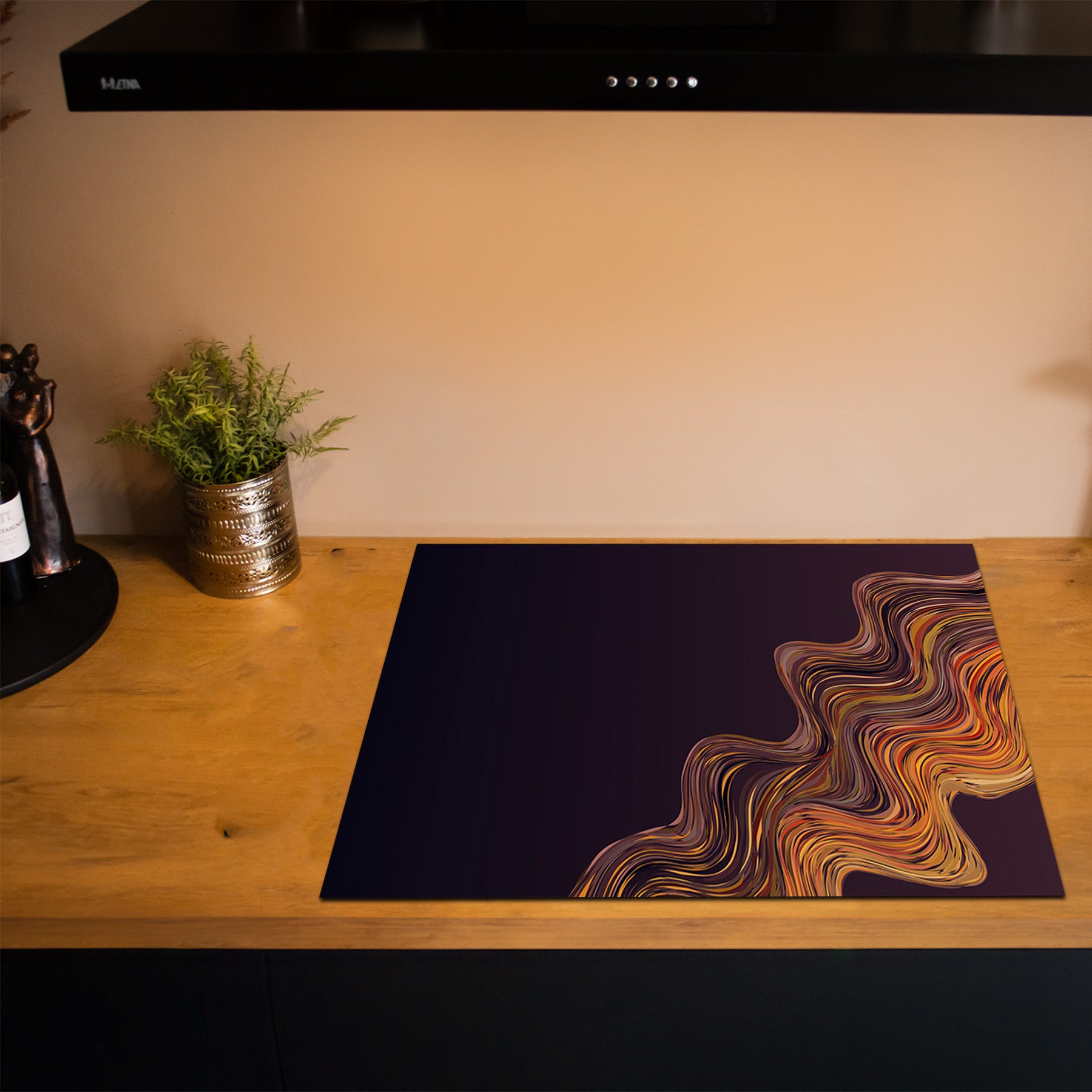 Inductiebeschermer - Vintage - Copper Flow