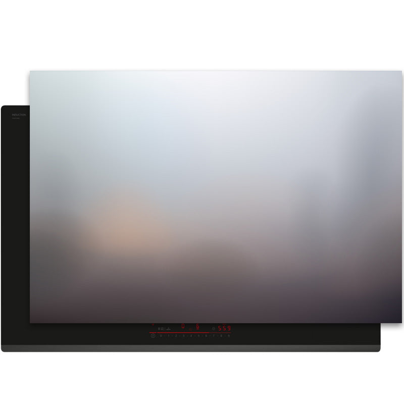 Inductiebeschermer - Smoked Glass - Mistblauw