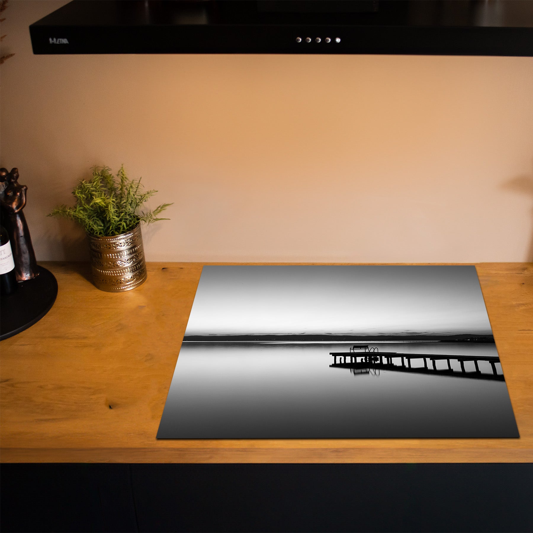 Inductiebeschermer - Panorama Natuur - Eindeloze Stilte